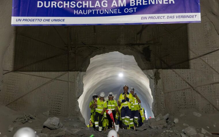 Brennerbasistunnel: Importante avance en la construcción logrado