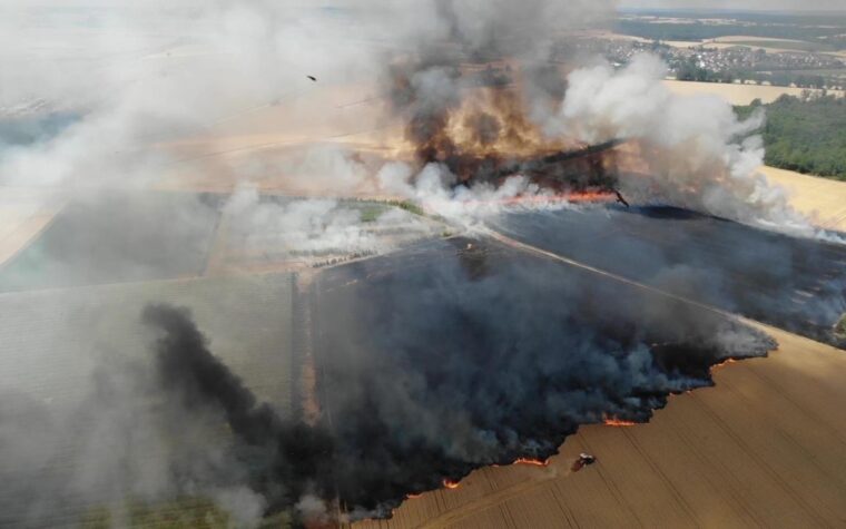 Feuerwehr combate incendios en varias regiones administrativas