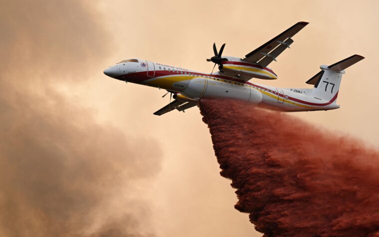 Primeros éxitos en la lucha contra incendios forestales en Francia y España