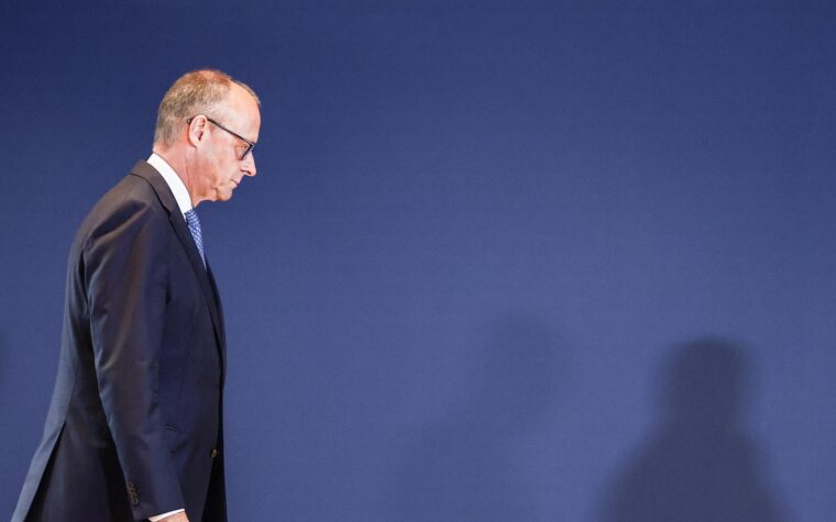 CDU sin escudo protector: Merz está solo