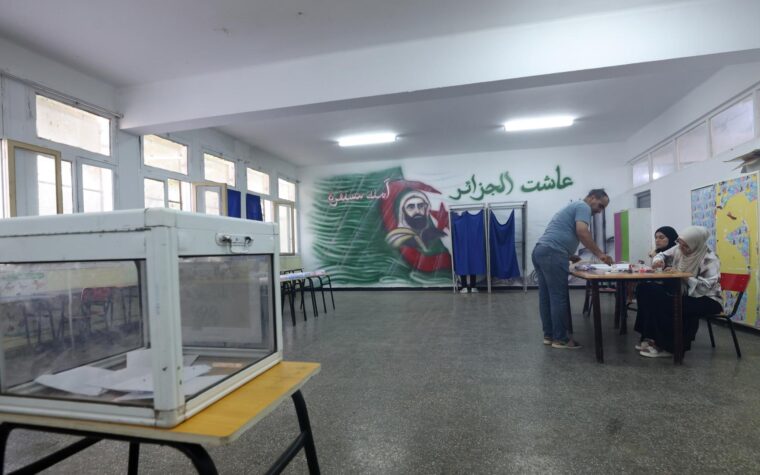 Algeriens Wahl: Participación históricamente baja